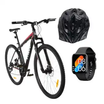 Aloise Combo bicicleta mtb philco escape r29 21v + reloj inteligente havit smart watch + casco oferta