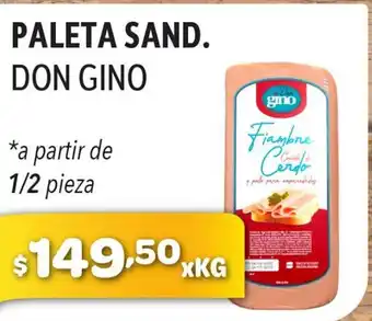 El Milagro Mayorista Paleta Sand Don Gino oferta