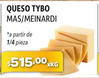 El Milagro Mayorista Queso Tybo Mas/Meinardi oferta