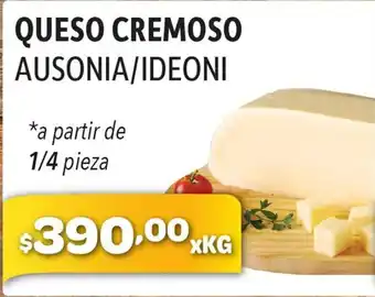 El Milagro Mayorista Queso Cremoso Ausonia/Ideoni oferta