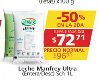 Supermercados Aiello Leche Manfrey Ultra Sch 1L oferta