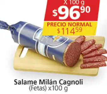 Supermercados Aiello Salame Milán Cagnoli x 100g oferta