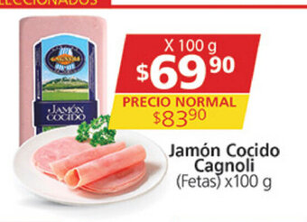 Supermercados Aiello Jamón Cocido Cagnoli x 100g oferta