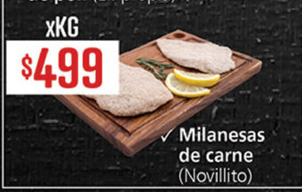 Supermercados Aiello Milanesa de carne oferta