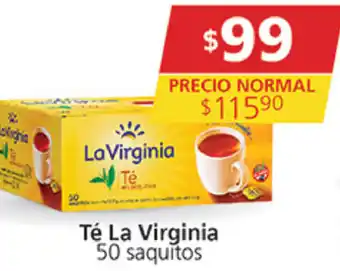 Supermercados Aiello Té La Virginia 50 saquitos oferta