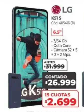 Naldo Lombardi LG K51 S oferta