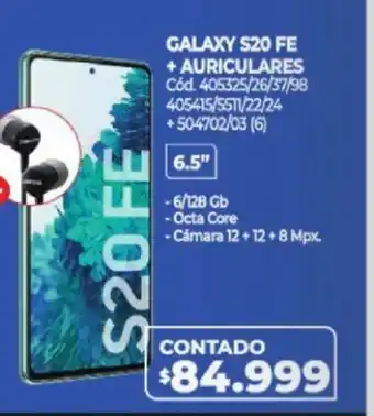 Naldo Lombardi Galaxy S20 Fe + Auriculares oferta