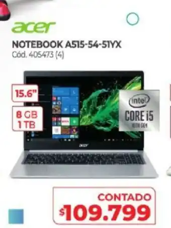 Naldo Lombardi Acer Notebook A515-54-51YX oferta