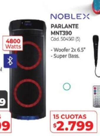 Naldo Lombardi Noblex Parlante MNT390 oferta