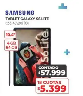 Naldo Lombardi Samsung Tablet Galaxy S6 Lite oferta