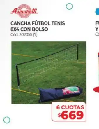 Naldo Lombardi Aimaretti Cancha Fútbol Tenis 8X4 Con Bolso oferta