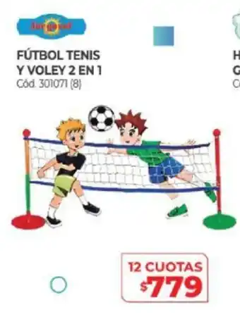 Naldo Lombardi Fútbol Tenis Y Voley 2 En 1 oferta