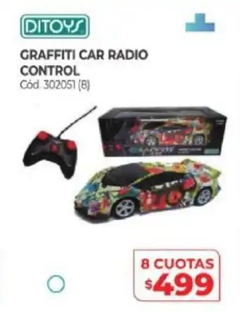 Naldo Lombardi Ditoys Graffiti Car Radio Control oferta