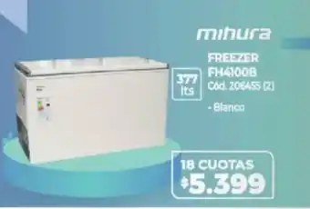 Naldo Lombardi Mihura Freezer FH4100B oferta