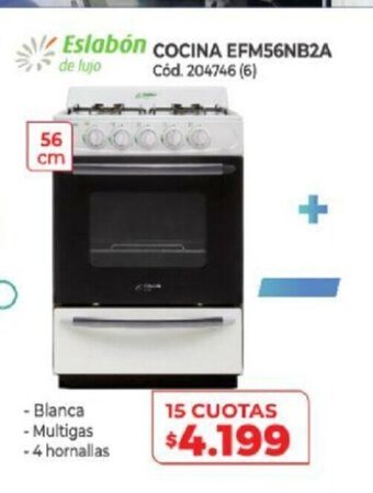 Naldo Lombardi Eslabón Cocina EFM56NB2A oferta