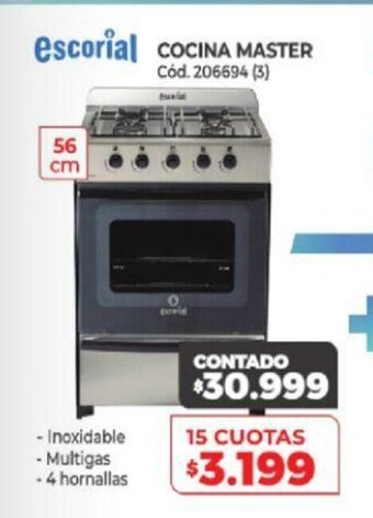 Naldo Lombardi Escorial Cocina Master 56cm oferta