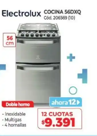 Naldo Lombardi Electrolux Cocina 56DXQ 56cm oferta