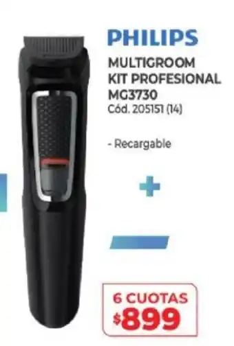 Naldo Lombardi Philips Multigroom Kit Profesional MG3730 oferta