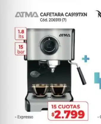 Naldo Lombardi Atma Cafetara CA9197XN oferta