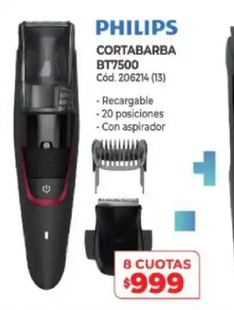Naldo Lombardi Philips Cortabarba BT7500 oferta