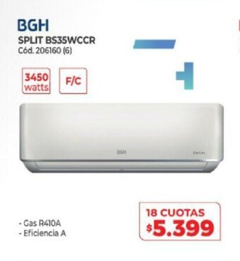 Naldo Lombardi BGH Split BS35WCCR oferta