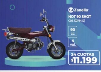 Naldo Lombardi Zanella Hot 90 Shot oferta