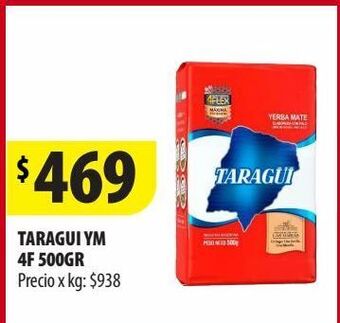 Punto Mayorista Taragui ym 4f 500gr oferta