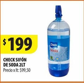 Punto Mayorista Check sifón de soda 2lt oferta