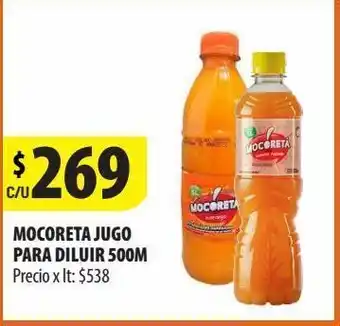 Punto Mayorista Mocoreta jugo para diluir 500ml oferta