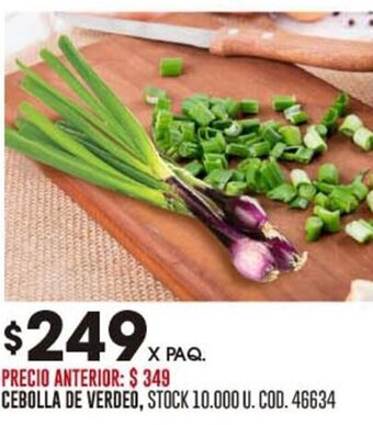 Coto CEBOLLA DE VERDEO oferta