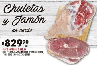 Coto CHULETAS DE JAMÓN/JAMÓN DE CERDO CON HUESO oferta