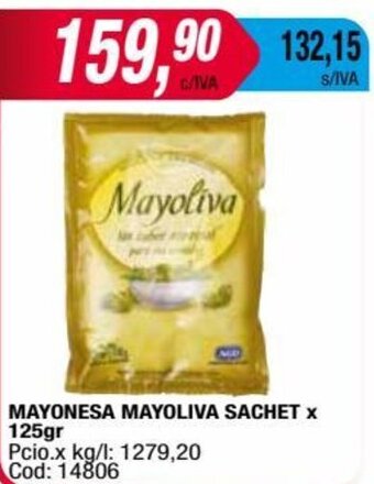 Maxiconsumo MAYONESA MAYOLIVA SACHET X 125gr oferta
