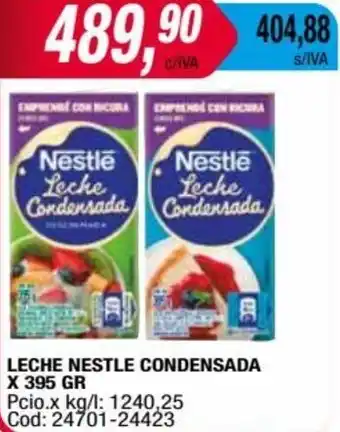 Maxiconsumo LECHE NESTLE CONDENSADA X 395 GR oferta