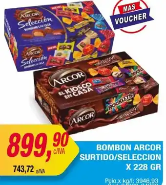 Maxiconsumo BOMBON ARCOR SURTIDO/SELECCION X 228 GR oferta