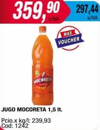 Maxiconsumo JUGO MOCORETA 1,5 lt. oferta