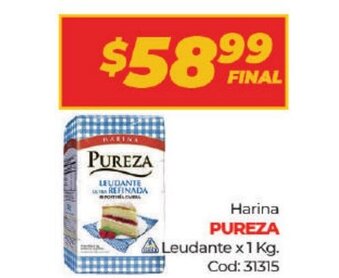 Diarco Pureza Harina Leudante x 1kg oferta