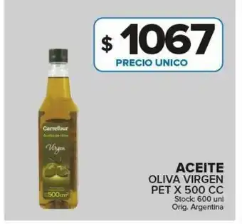 Carrefour Maxi Aceite oliva virgen pet x 500cc oferta