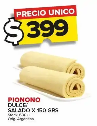 Carrefour Maxi Pionono dulce/salado x 150g oferta