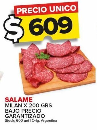 Carrefour Maxi Salame milán x 200g bajo precio garantizado oferta