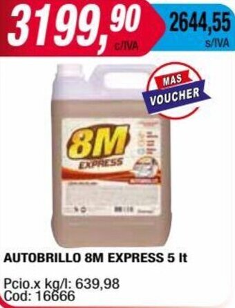 Maxiconsumo AUTOBRILLO 8M EXPRESS 5 It oferta
