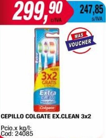Maxiconsumo CEPILLO COLGATE EX.CLEAN 3x2 oferta