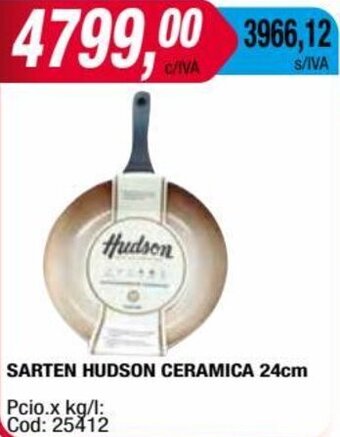 Maxiconsumo SARTEN HUDSON CERAMICA 24cm oferta