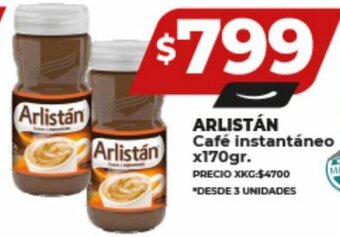 Supermayorista Vital ARLISTÁN Café instantáneo x170gr. oferta