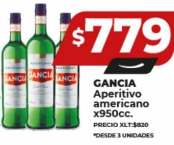 Supermayorista Vital GANCIA Aperitivo americano x950cc. oferta