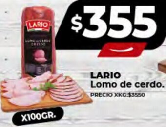 Supermayorista Vital LARIO Lomo de cerdo. oferta