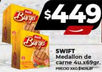Supermayorista Vital SWIFT Medallon de carne 4u.x69gr. oferta