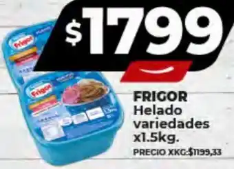 Supermayorista Vital FRIGOR Helado variedades X 1,5KG oferta