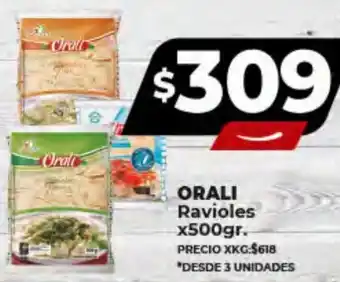 Supermayorista Vital ORALI Ravioles x500gr. oferta