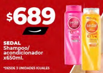 Supermayorista Vital SEDAL Shampoo/ acondicionador x650ml. oferta