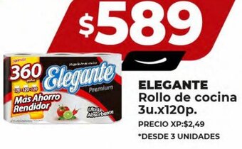 Supermayorista Vital ELEGANTE Rollo de cocina 3u.x120p. oferta